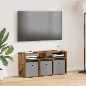 vidaXL Bucătărie joasă cu sertar Lemn vechi 87 x 27, 5 x 43 cm imagine