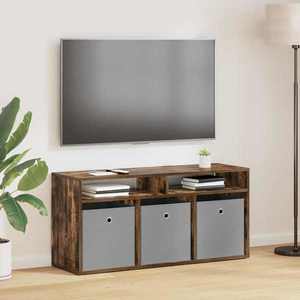 vidaXL Bucătărie joasă cu sertar Stejar fumuriu 102 x 32 x 48, 5 cm imagine