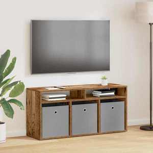 vidaXL Bucătărie joasă cu sertar Lemn vechi 102 x 32 x 48, 5 cm imagine