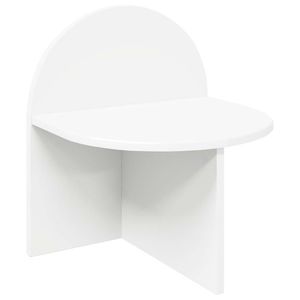 vidaXL Noptieră Alb 40 x 35, 5 x 45, 5 cm Lemn prelucrat imagine