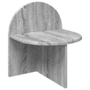 vidaXL Noptieră Sonoma gri 40 x 35, 5 x 45, 5 cm Lemn prelucrat imagine