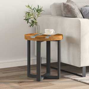 vidaXL Masă de cafea Maro 40 x 40 x 45 cm Lemn solid de tec imagine