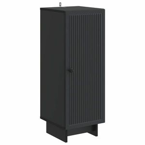 vidaXL Bufet Negru 33 x 34, 5 x 90 cm Lemn prelucrat imagine