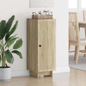 vidaXL Bufet Stejar Sonoma 33 x 34, 5 x 90 cm Lemn prelucrat imagine