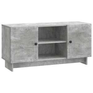 vidaXL Cabinet TV 102 x 34, 5 x 50 cm Gri Beton Lemn prelucrat imagine
