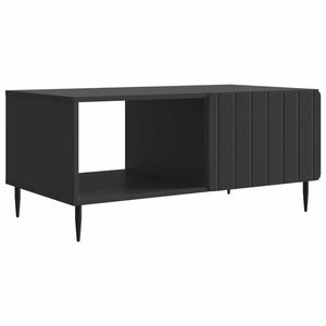 vidaXL Masă de cafea Negru 90 x 50 x 40 cm Lemn prelucrat imagine