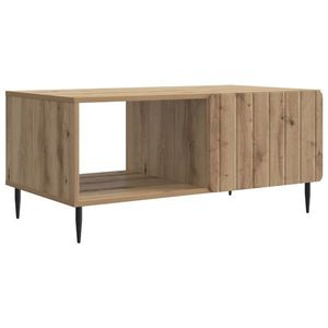 vidaXL Masă de cafea Stejar Artizanal 90 x 50 x 40 cm Lemn prelucrat imagine