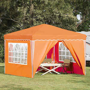 vidaXL Cort de Petrecere Pop-up Portocaliu 288 x 288 x 245 cm imagine