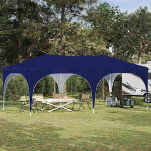 vidaXL Cort de Petrecere Pop-up albastru 575 x 288 x 245 cm imagine