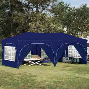 vidaXL Cort de Petrecere Pop-up albastru 575 x 288 x 245 cm imagine