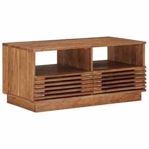 vidaXL Masă de cafea cu sertar natural 85 x 45, 5 x 40 cm imagine