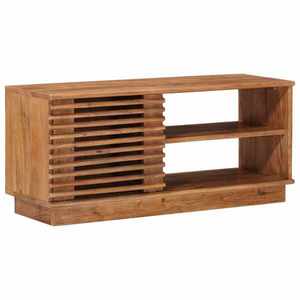 vidaXL Cabinet TV cu depozitare cu ușă natural 90 x 30 x 40 cm imagine