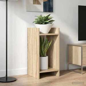 vidaXL Suport pentru plante 2 pcs Stejar Sonoma 30 x 30 x 60 cm imagine