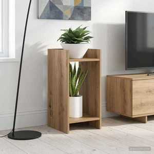 vidaXL Suport pentru plante 2 pcs Stejar Artizanal 30 x 30 x 60 cm imagine