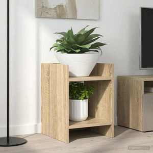 vidaXL Suport pentru plante 2 pcs Stejar Sonoma 30 x 30 x 40 cm imagine