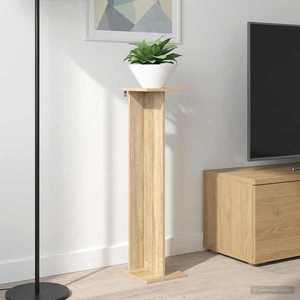 vidaXL Suport pentru plante Stejar Sonoma 25 x 25, 5 x 100, 5 cm imagine