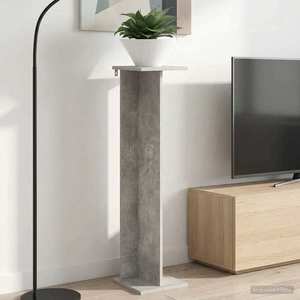 vidaXL Suport pentru plante Gri Beton 25 x 25, 5 x 100, 5 cm imagine