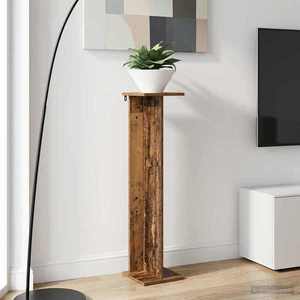 vidaXL Suport pentru plante Lemn vechi 25 x 25, 5 x 100, 5 cm imagine