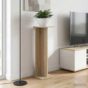 vidaXL Suport pentru plante 2 pcs Stejar Sonoma 25 x 25, 5 x 80, 5 cm imagine