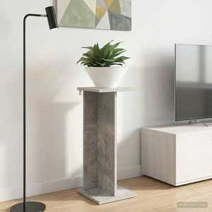 vidaXL Suport pentru plante Gri Beton 25 x 25, 5 x 60, 5 cm imagine