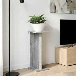 vidaXL Suport pentru plante 2 pcs Sonoma gri 25 x 25, 5 x 60, 5 cm imagine