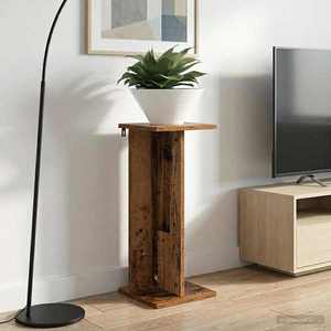vidaXL Suport pentru plante 2 pcs Lemn vechi 25 x 25, 5 x 60, 5 cm imagine