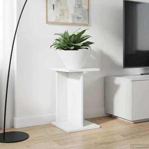 vidaXL Suport pentru plante 2 pcs Alb 25 x 25, 5 x 40, 5 cm imagine