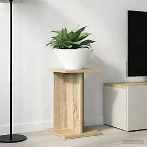 vidaXL Suport pentru plante Stejar Sonoma 25 x 25, 5 x 40, 5 cm imagine