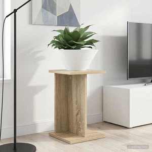 vidaXL Suport pentru plante 2 pcs Stejar Sonoma 25 x 25, 5 x 40, 5 cm imagine