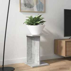 vidaXL Suport pentru plante Gri Beton 25 x 25, 5 x 40, 5 cm imagine