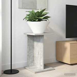 vidaXL Suport pentru plante 2 pcs Gri Beton 25 x 25, 5 x 40, 5 cm imagine