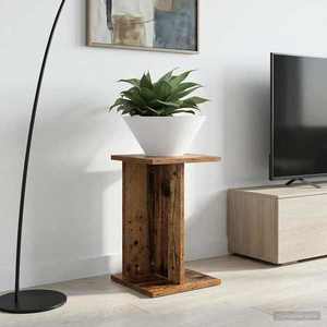 vidaXL Suport pentru plante 2 pcs Lemn vechi 25 x 25, 5 x 40, 5 cm imagine