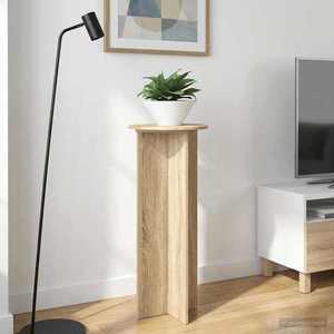 vidaXL Suport pentru plante 2 pcs Stejar Sonoma Ø40 x 100 cm imagine