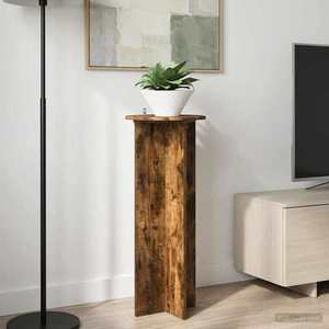 vidaXL Suport pentru plante 2 pcs Stejar fumuriu Ø40 x 100 cm imagine