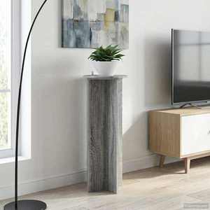 vidaXL Suport pentru plante 2 pcs Sonoma gri Ø40 x 100 cm imagine