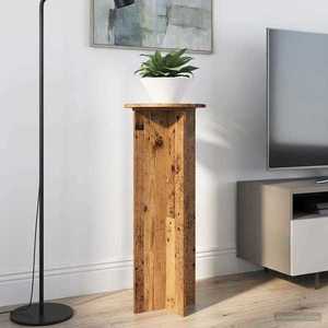 vidaXL Suport pentru plante 2 pcs Lemn vechi Ø40 x 100 cm imagine