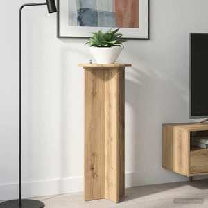vidaXL Suport pentru plante 2 pcs Stejar Artizanal Ø40 x 100 cm imagine
