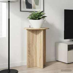 vidaXL Suport pentru plante 2 pcs Stejar Sonoma Ø40 x 60 cm imagine