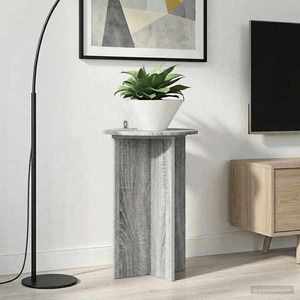vidaXL Suport pentru plante 2 pcs Sonoma gri Ø40 x 60 cm imagine