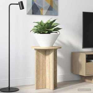 vidaXL Suport pentru plante 2 pcs Stejar Sonoma Ø29, 5 x 40 cm imagine