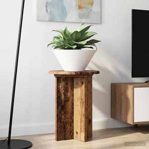 vidaXL Suport pentru plante 2 pcs Lemn vechi Ø29, 5 x 40 cm imagine