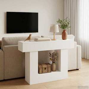 vidaXL Alb 101 x 30 x 74 cm imagine