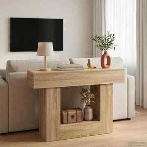 vidaXL Stejar Sonoma 101 x 30 x 74 cm imagine