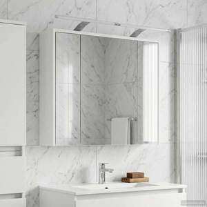 vidaXL Dulap cu oglindă pentru baie Alb 73, 5 x 16 x 62, 5 cm imagine