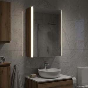 vidaXL Dulap cu oglindă pentru baie Stejar artizanal 33 x 11, 5 x 50 cm imagine