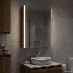 vidaXL Dulap cu oglindă pentru baie Lemn vechi 43 x 11, 5 x 60, 5 cm imagine