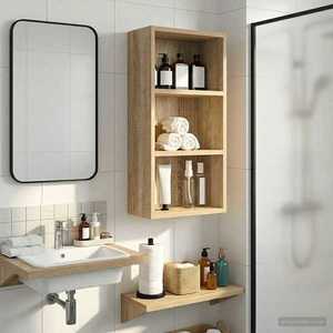 vidaXL Dulap de perete pentru baie Stejar Sonoma 30 x 16 x 62, 5 cm imagine