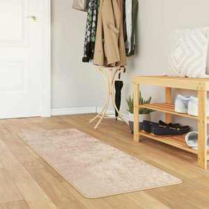 vidaXL Covor Runner MARSA Bej 50 x 150 cm Poliester și PVC imagine