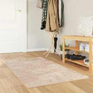 vidaXL Covor Runner MARSA Bej 80 x 150 cm Poliester și PVC imagine