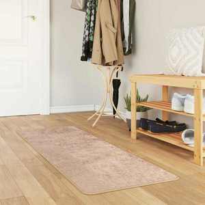 vidaXL Covor Runner MARSA Nisipiu 50 x 100 cm Poliester și PVC imagine